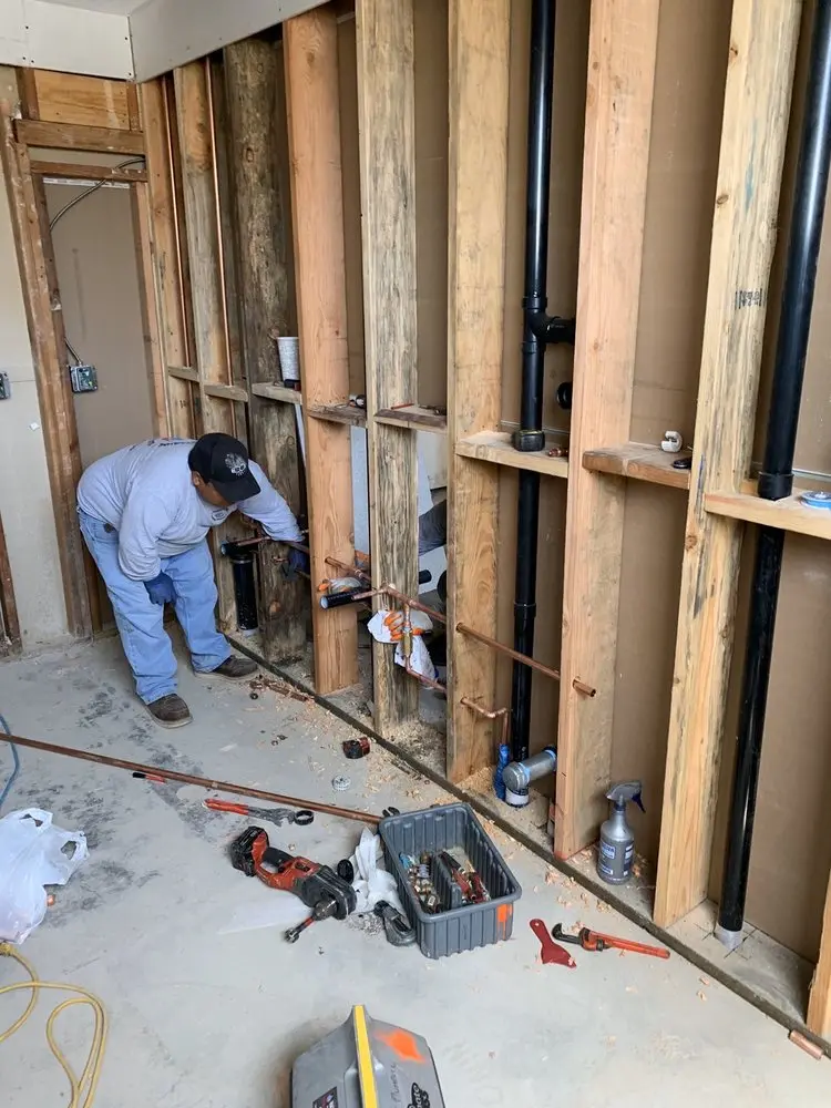 Commercial rough-in plumbing for Water Heater Replacement in Fort Lee